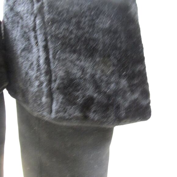 Brian Atwood Sierra Over the Knee Boots with Fur Cuff Black Women's Sz 35 (US 5) - Picture 5 of 12